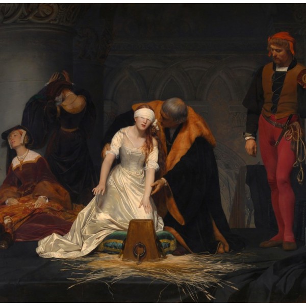 Egzekucja Lady Grey, Paul Delaroche, 1833 (1000el.)  - Sklep Art Puzzle